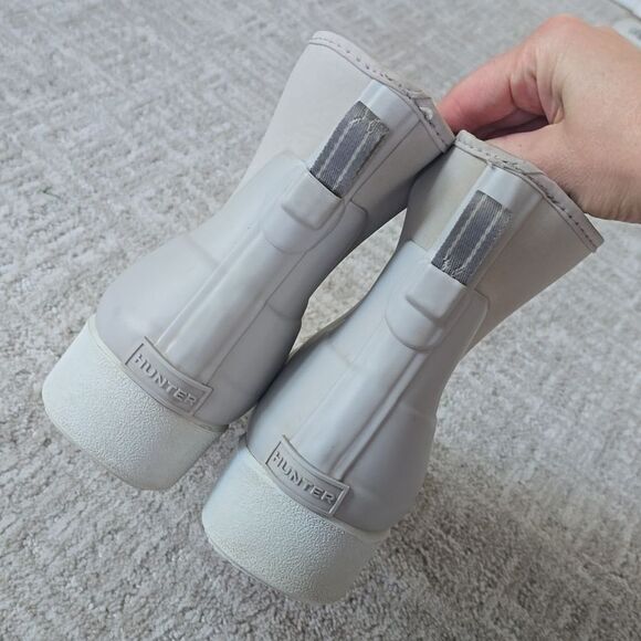 Hunter | Gray Ankle Rain Boots - Picture 3 of 7
